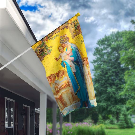 QUEEN OF HEAVEN HOUSE FLAG